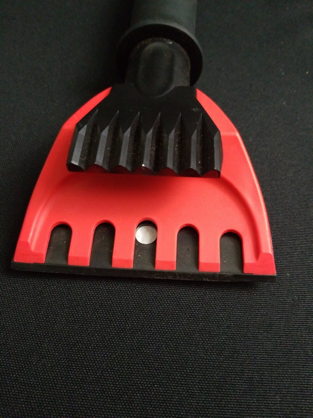 Subzero 11" Polar Vortex Ice Scraper, Black/Red