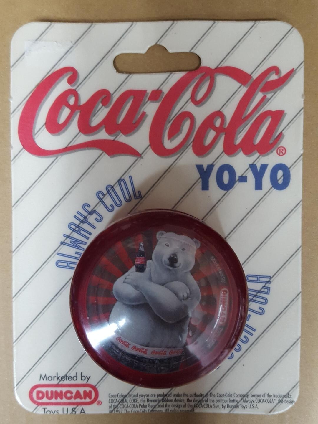 coca cola Yo-Yo, 1994. If it isn't a Duncan it isn't a Yo-Yo!