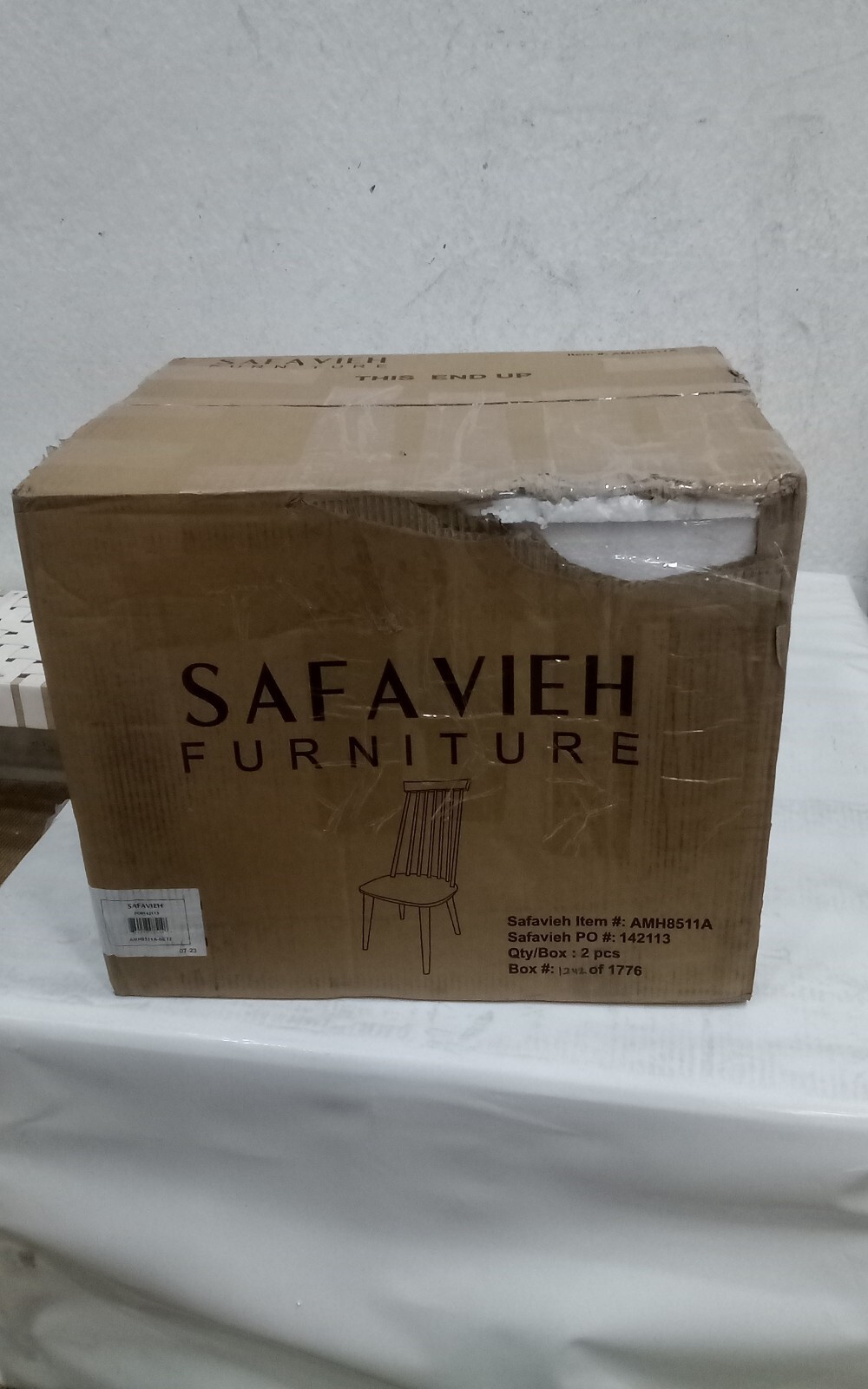 Safavieh BURRIS SIDE CHAIR, Reduced Price 2172726174 AMH8511A