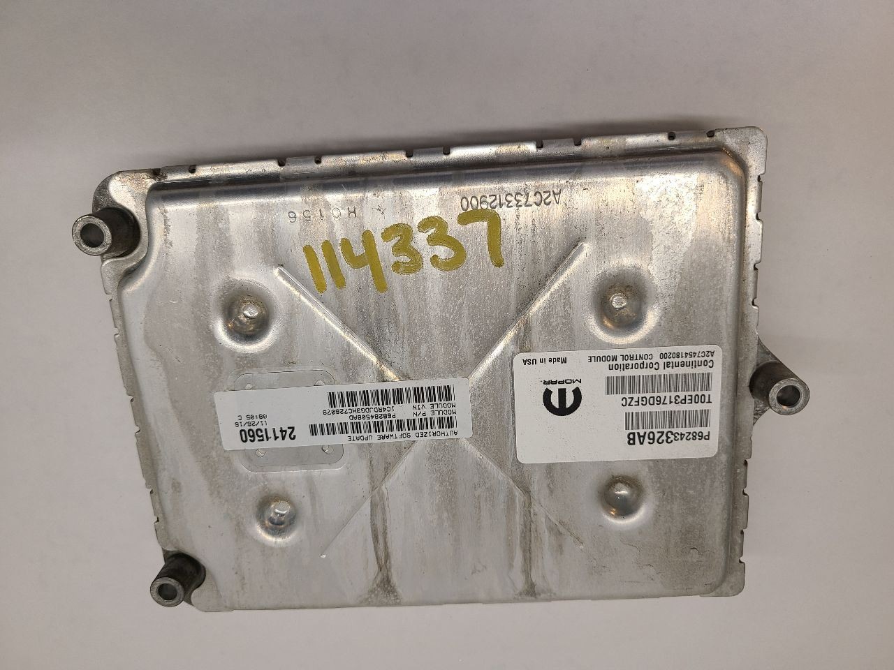 2016 - 2017 DODGE DURANGO Engine ECM Electronic Control Module 3.6L