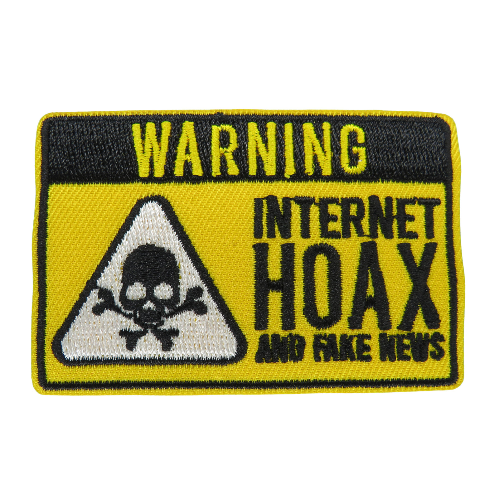 Internet hoax patch patch iron on patch biker punk patch iron on
