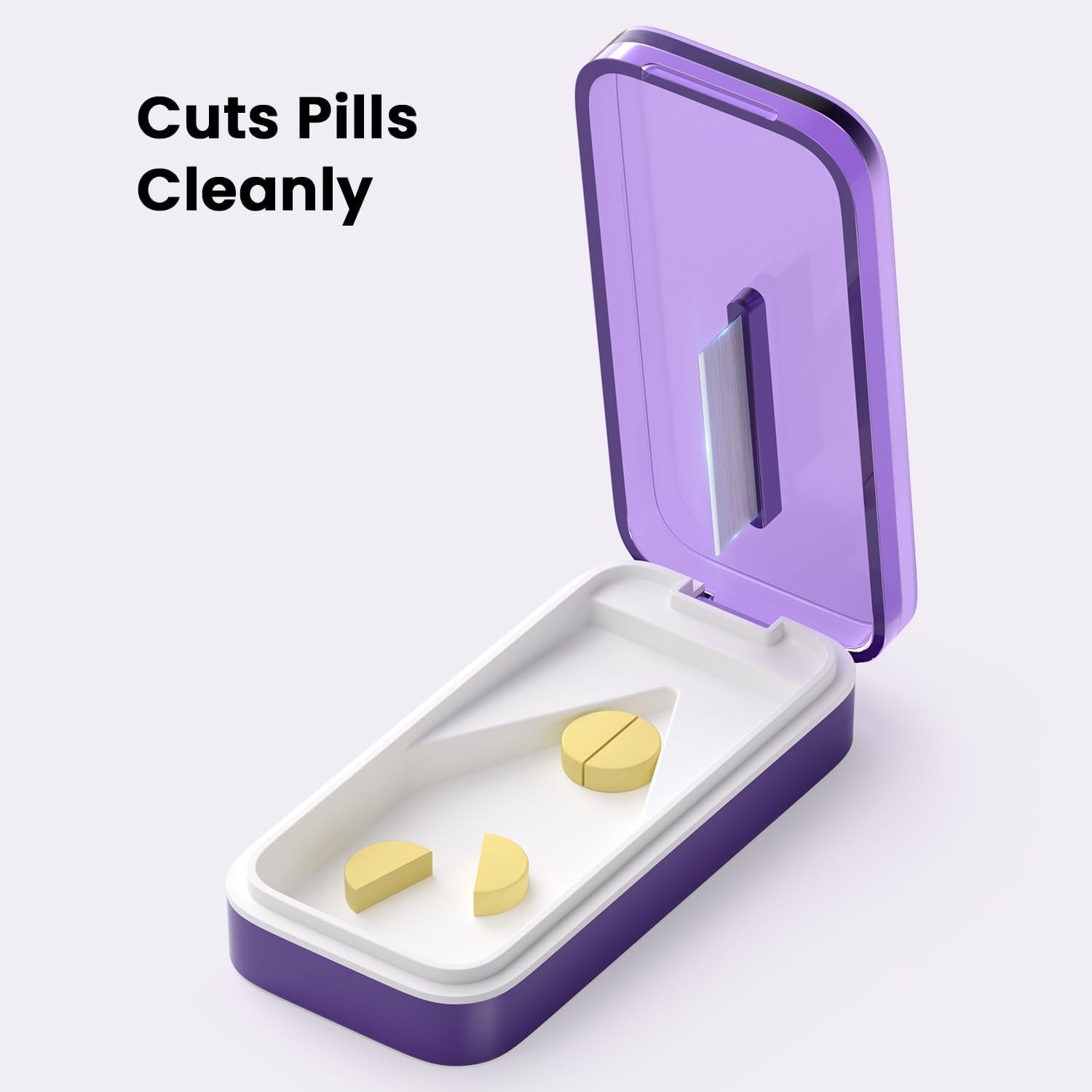 Large or Small Pills,Pill Splitters Cutting Multiple Pills/Supplement/Medication