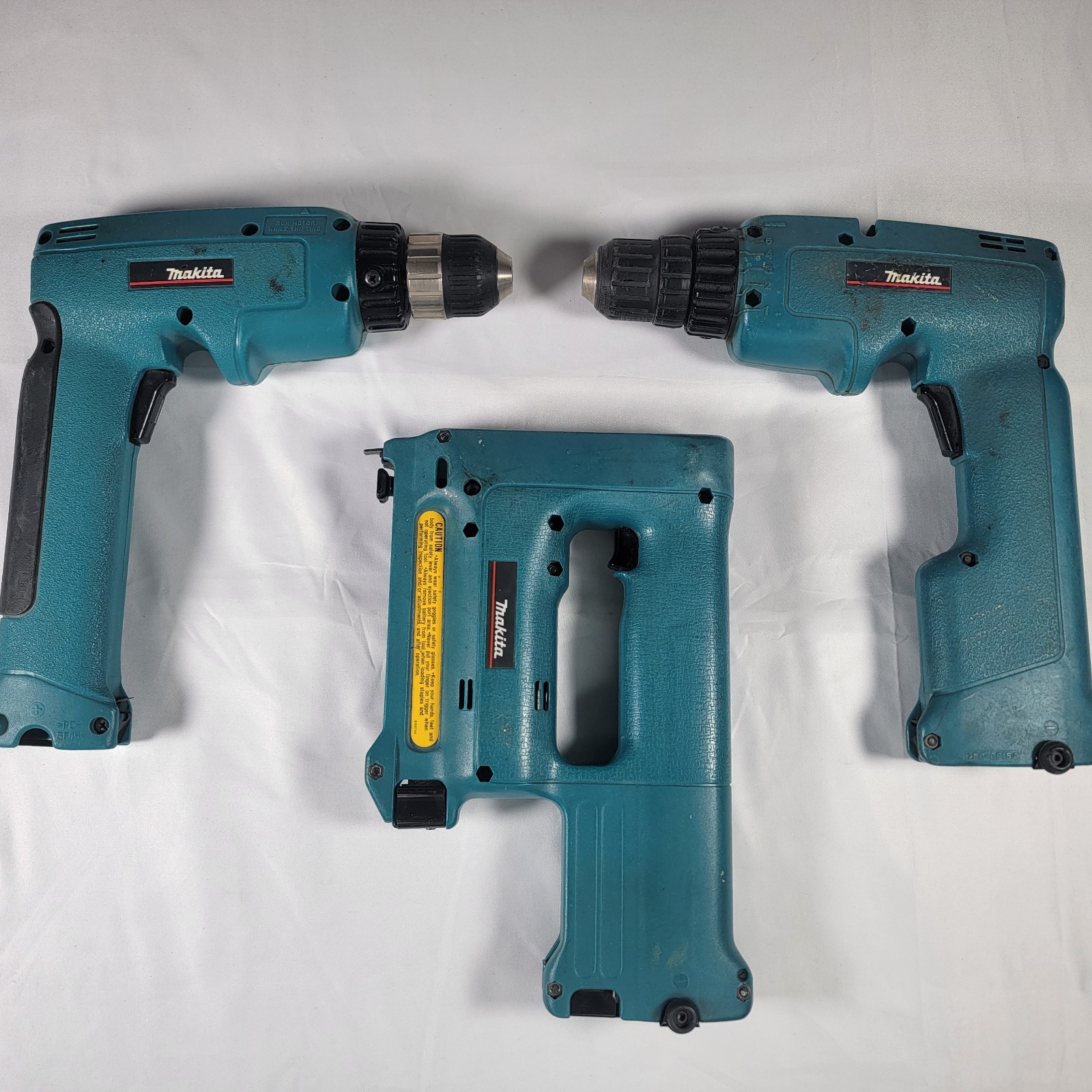 Makita Cordless Tool Lot 6095D 6011D Drill + T220D Stapler No Charger/No Battery