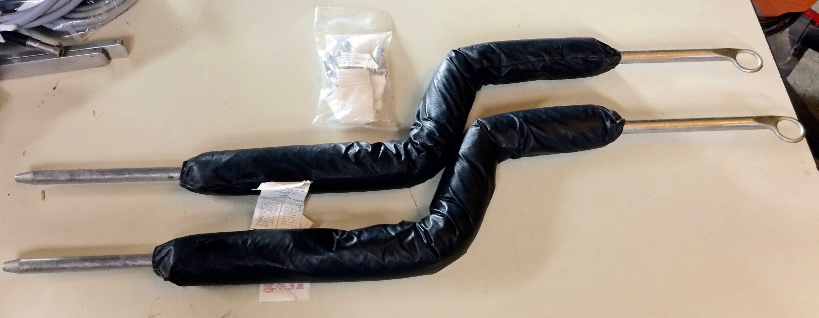 Skytron 4-020-02-4 lithotomy stirrups with new straps.  Good cond., guaranteed.