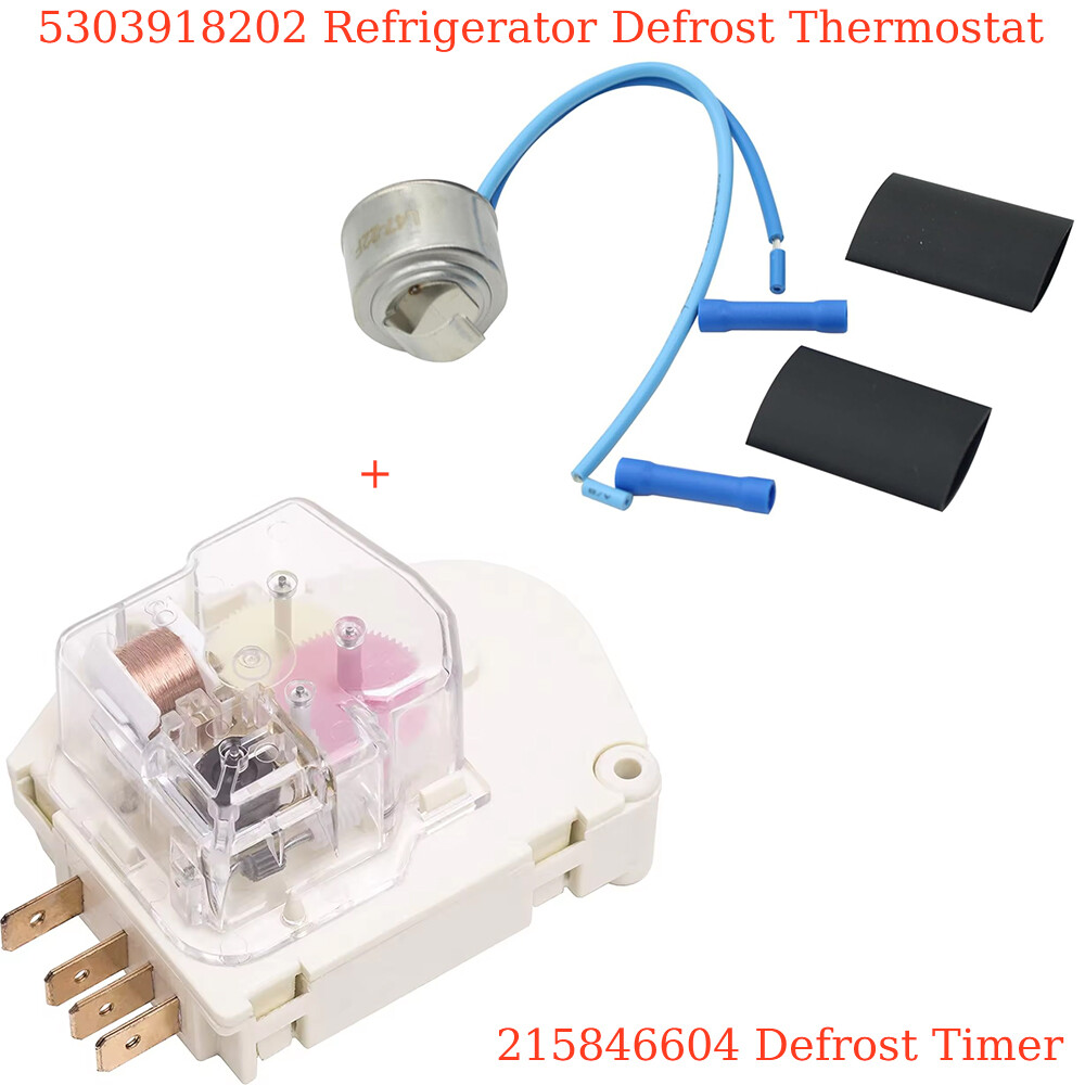 215846604 Defrost Timer + 5303918202 Refrigerator Defrost Thermostat