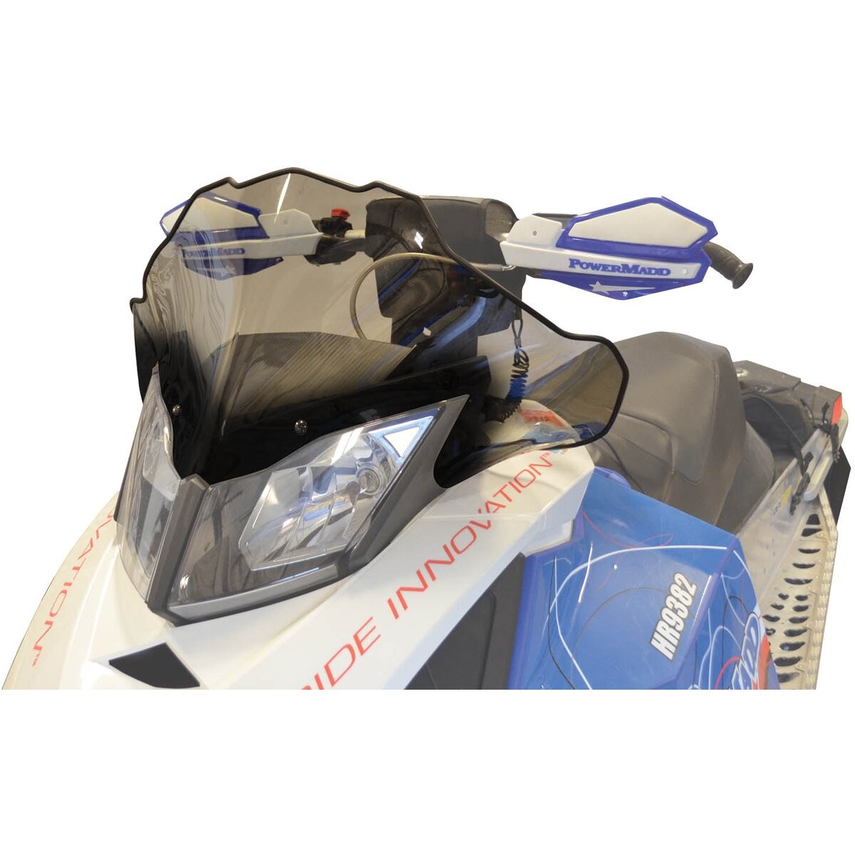 PowerMadd Cobra 12 in. Tint w/Black Fade Windshield - 13412