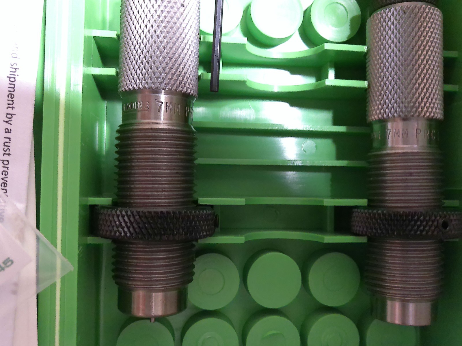 Redding 2 Die Set: Seating and Sizing Die for 7mm PRC # 80936 #6 series A
