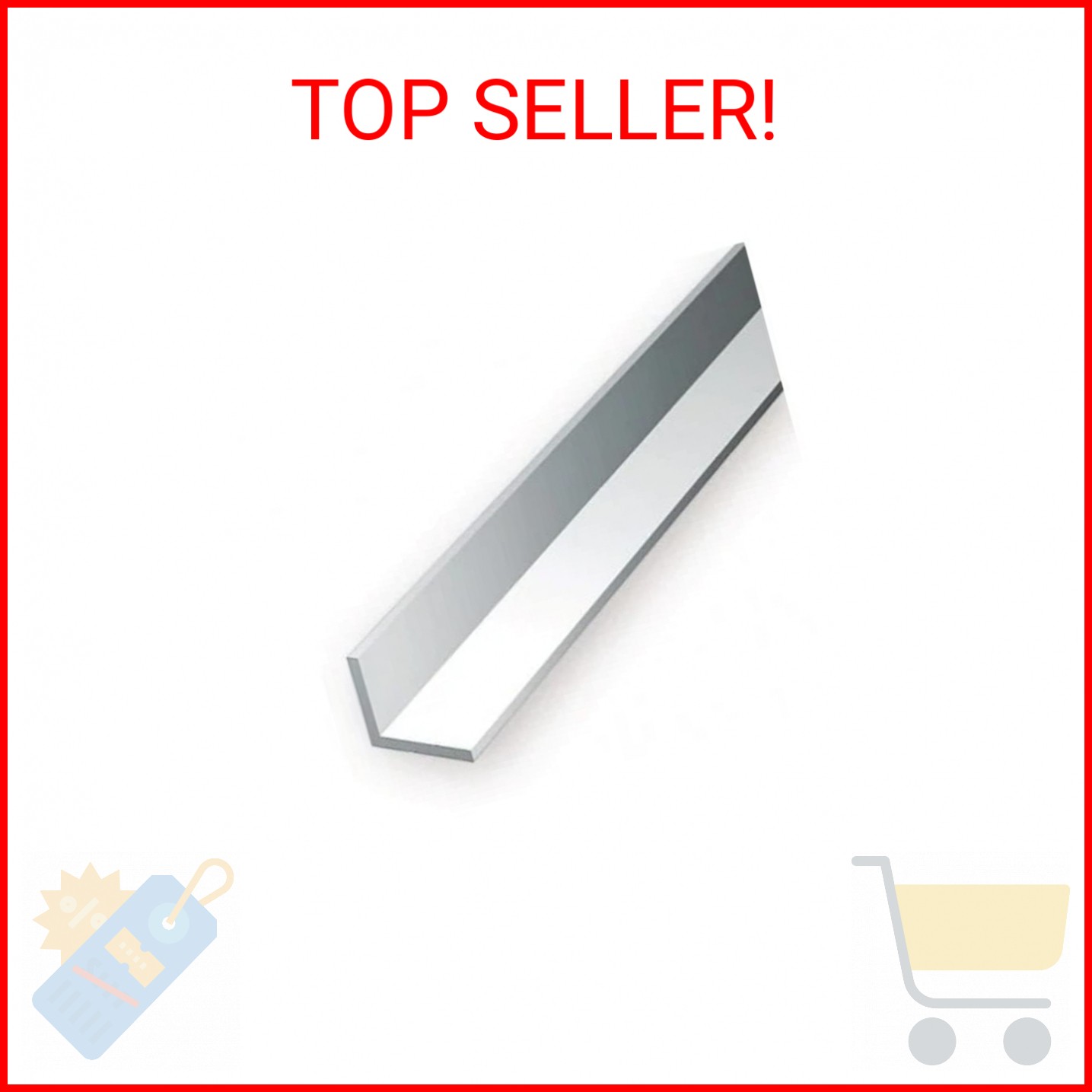 Angle Profile 350 x 4.0 x 4.0 mm Pack of 3