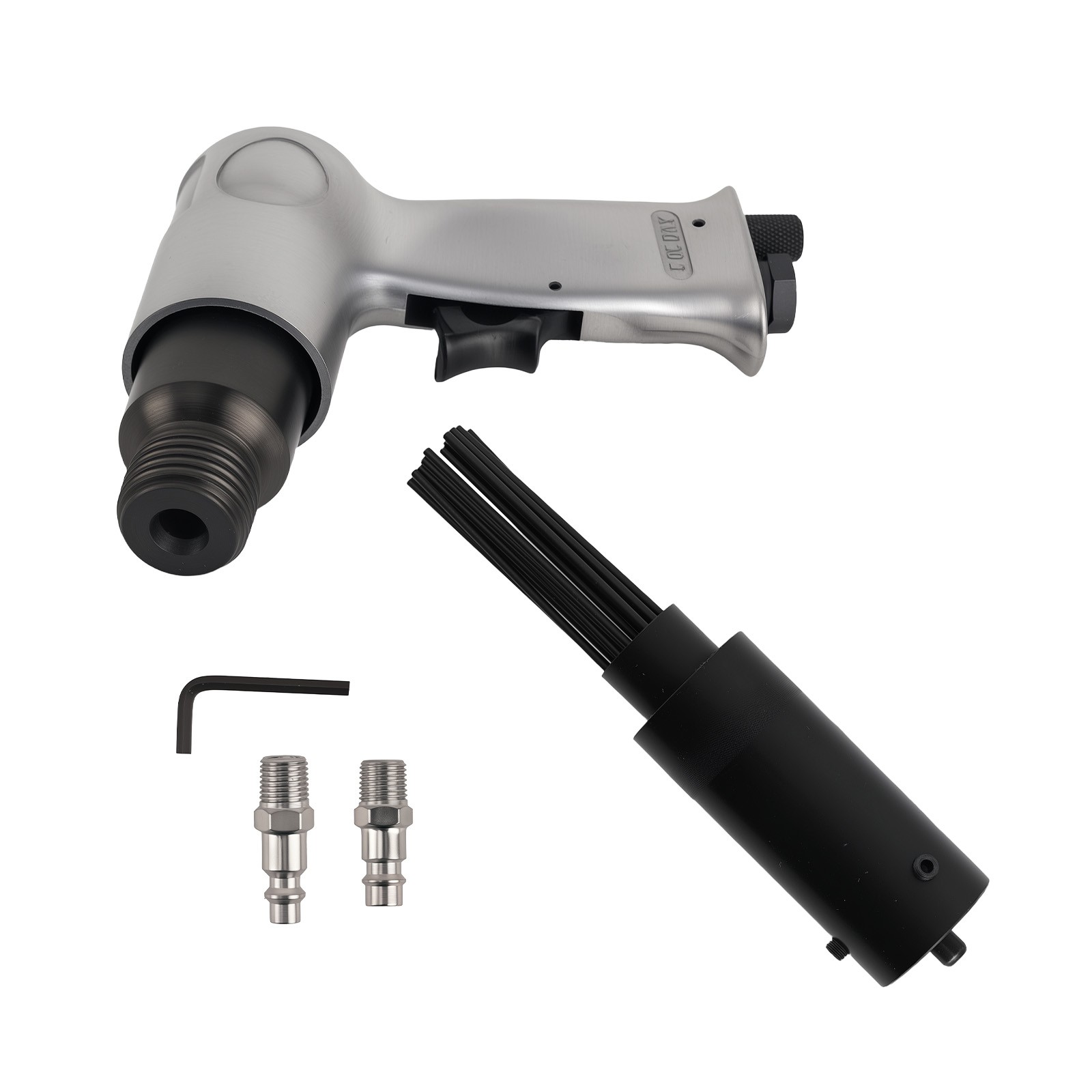 Air Pneumatic 19 Steel Needle Scaler Pistol Grip Remove Slag Rust Deburring
