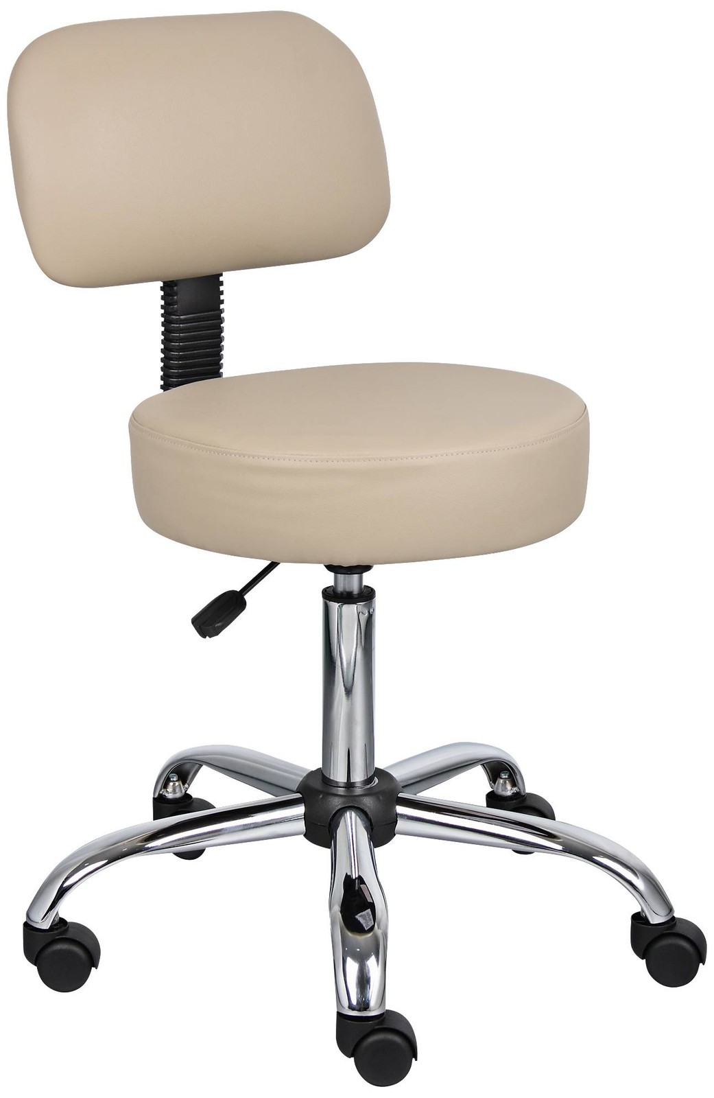 Boss Caressoft Beige Medical/Drafting Stool