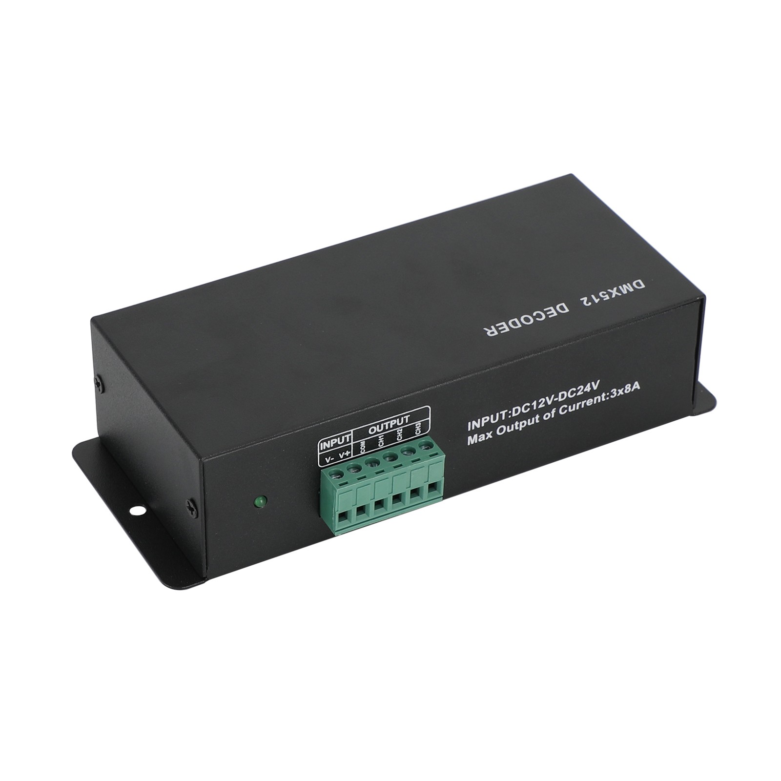 LED RGB Controller 3x8A Decoder With Digital Display 3 Channel DMX512-3CH #8