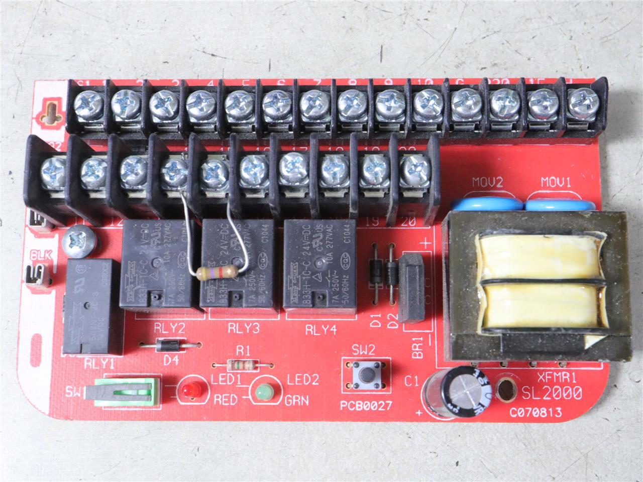 FIREX XFMR1 SL2000 Control Circuit Board PCB for 2650-760 Duct Smoke Detector