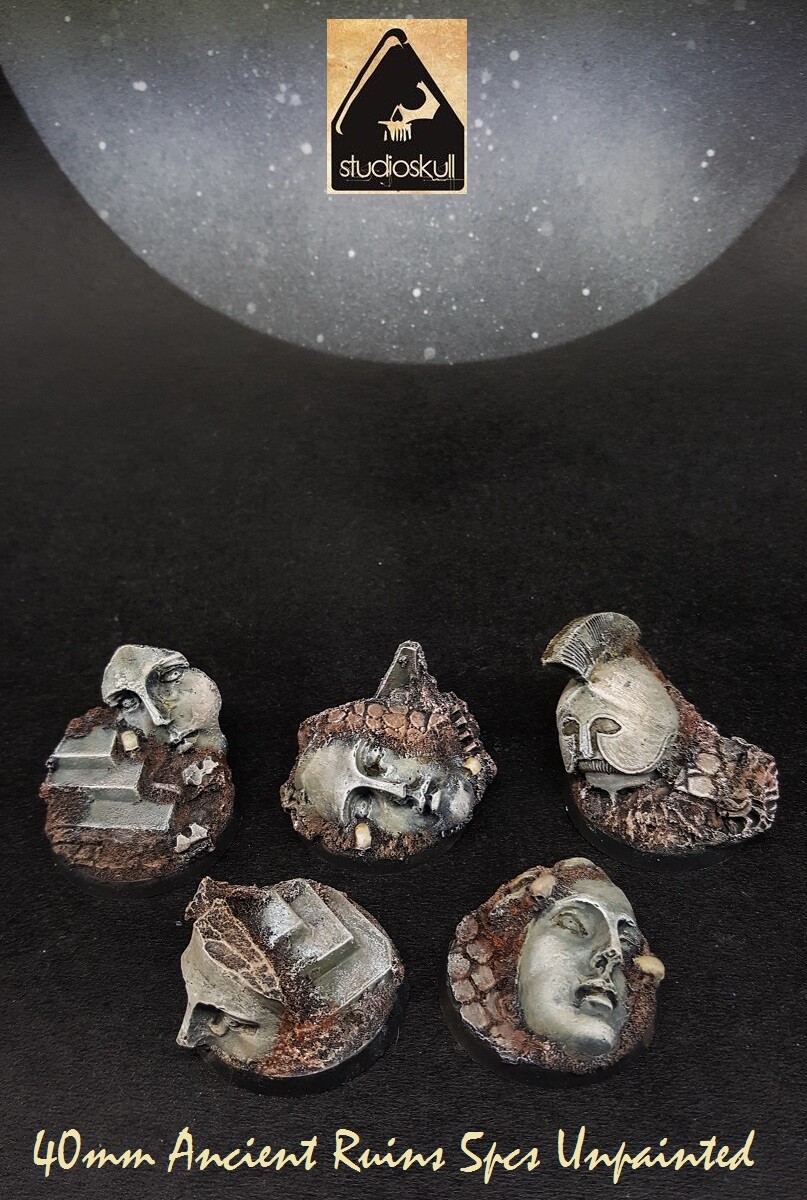 40mm RESIN BASES ANCIENT STATUES