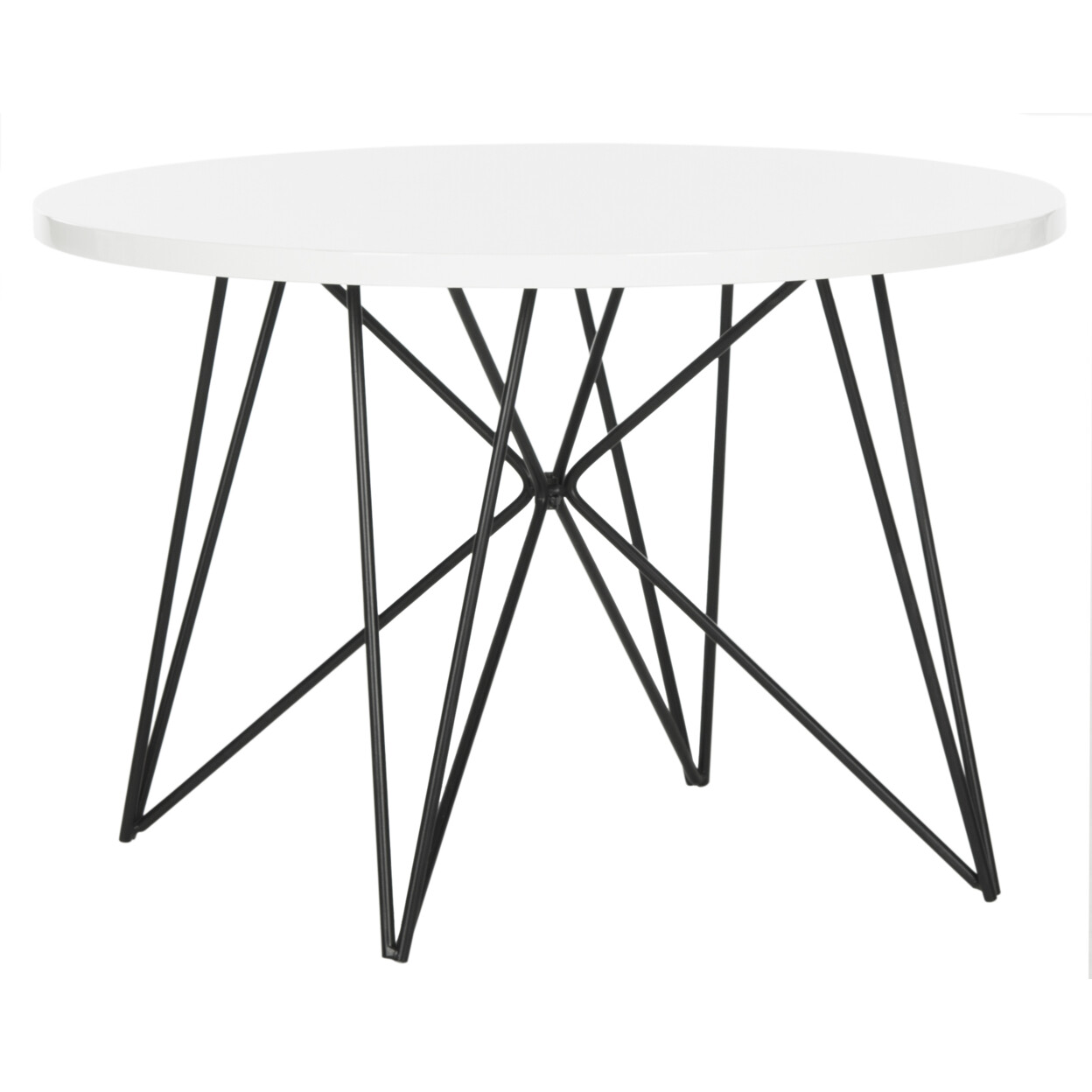 SAFAVIEH Vida Retro Mid-Century Lacquer End Table | White |