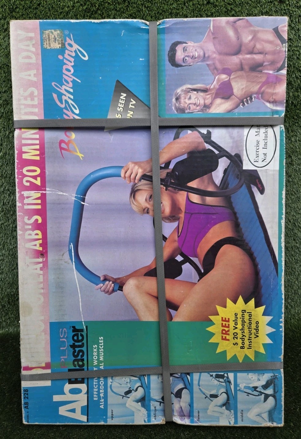 NEW Body Shaping Ab Blaster Plus Roller Crunch by Impex Model #228 W/ Video