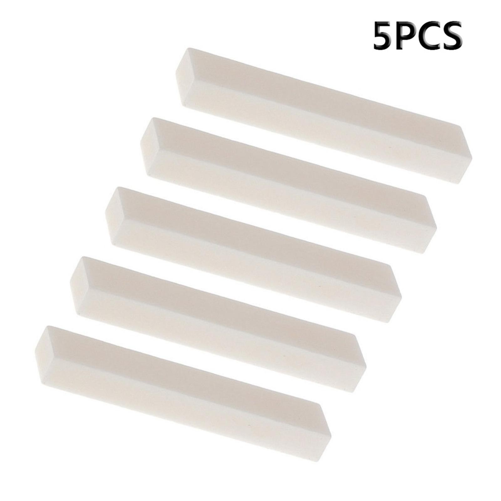 5PCS Hard Buffalo Bone Blank Saddle Nut for Accoustic Classical Guitar DIY