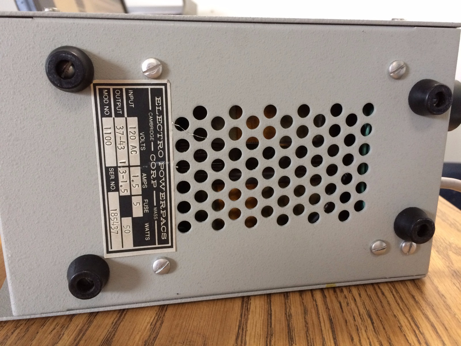 ZEISS ELECTRO POWERPACS 1100 MICROSCOPE LAMP POWER SUPPLY