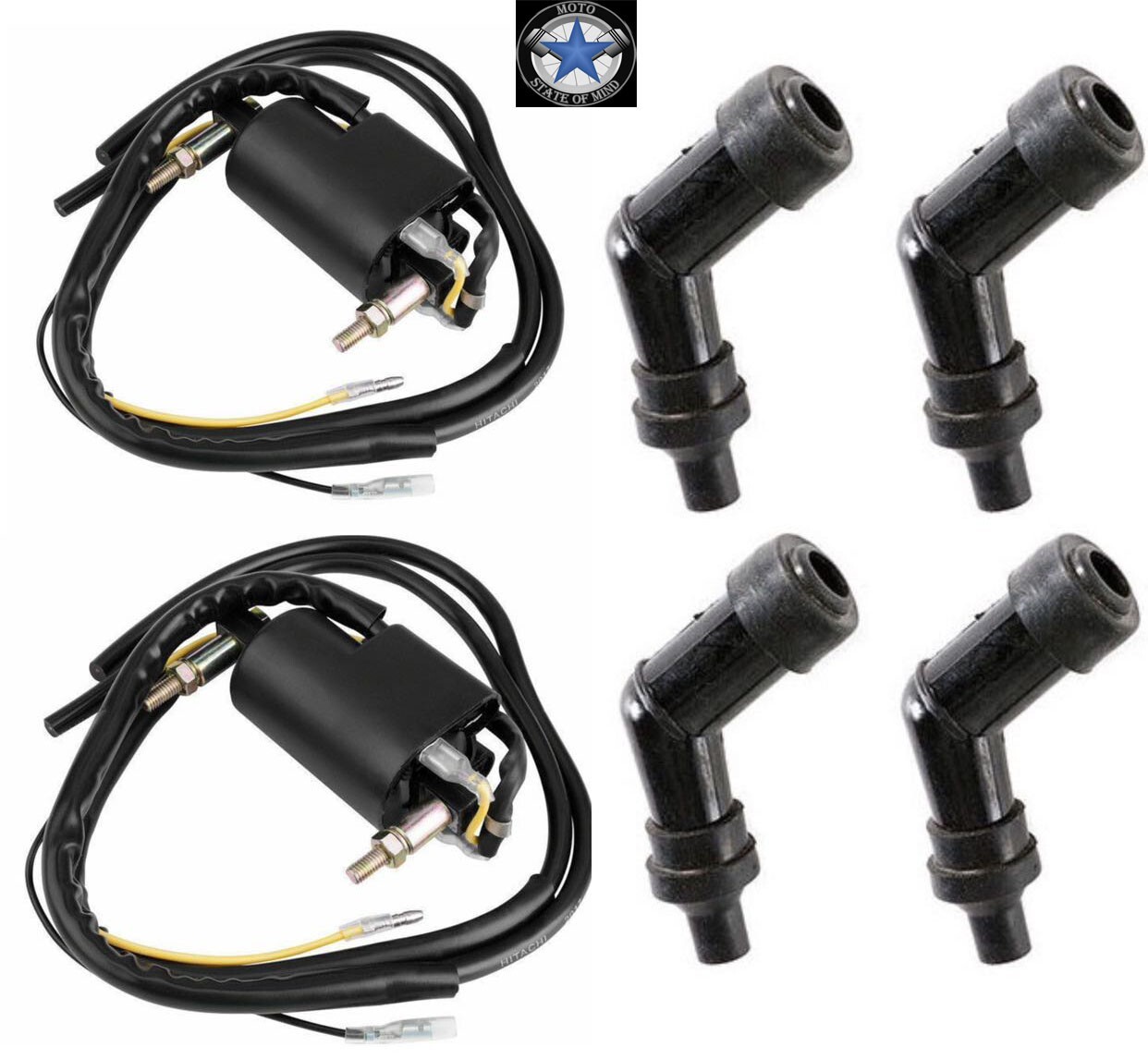 2 Ignition Coil for Suzuki GS750S GS750E GS750Es 1983 / GS750T 1982 1983