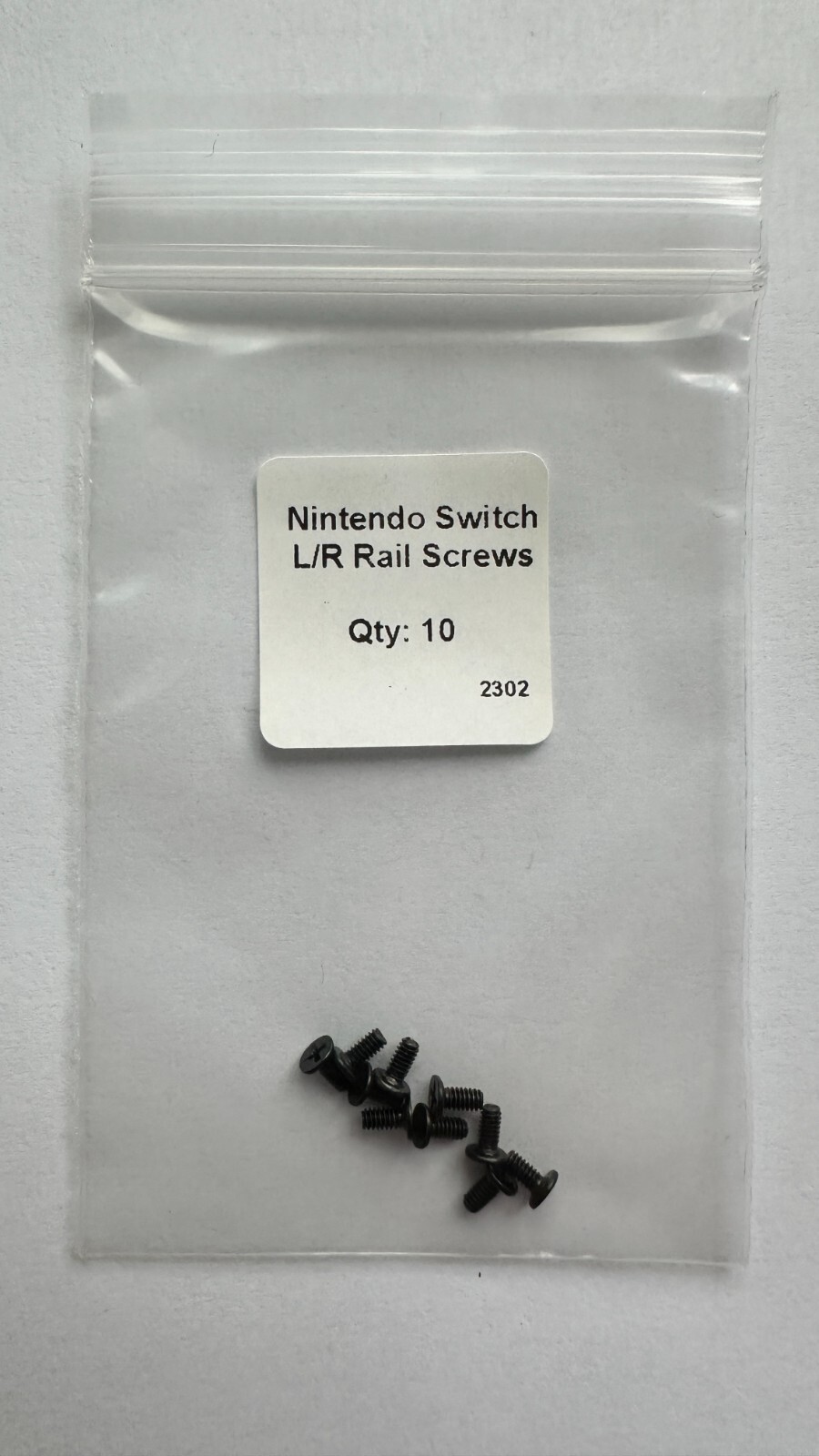 10pc New L/R Rail Slider Screws for Nintendo Switch - Free Shipping!
