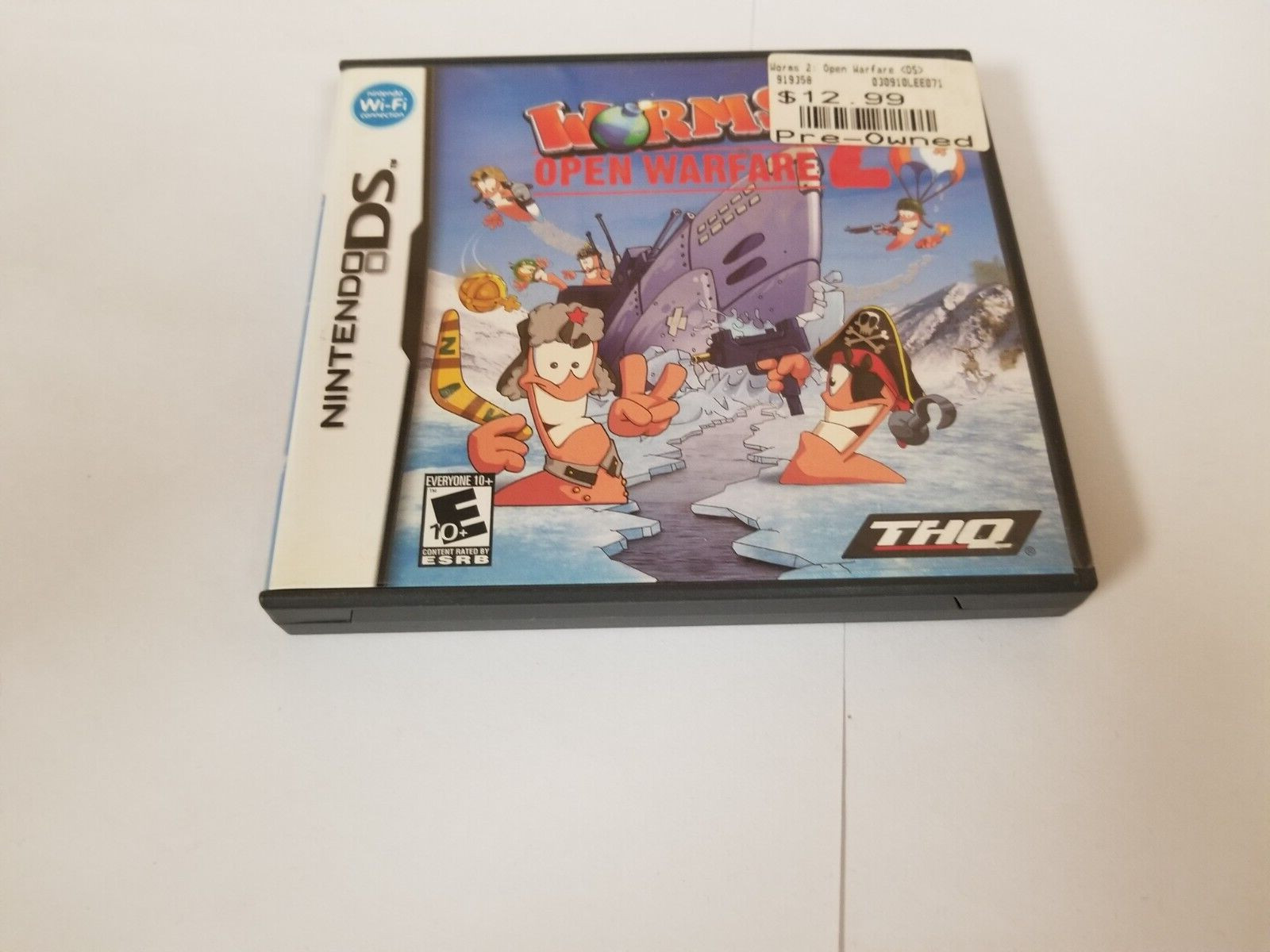 Case & Manual Only no game Worms 2 Open Warefare Nintendo DS Authentic
