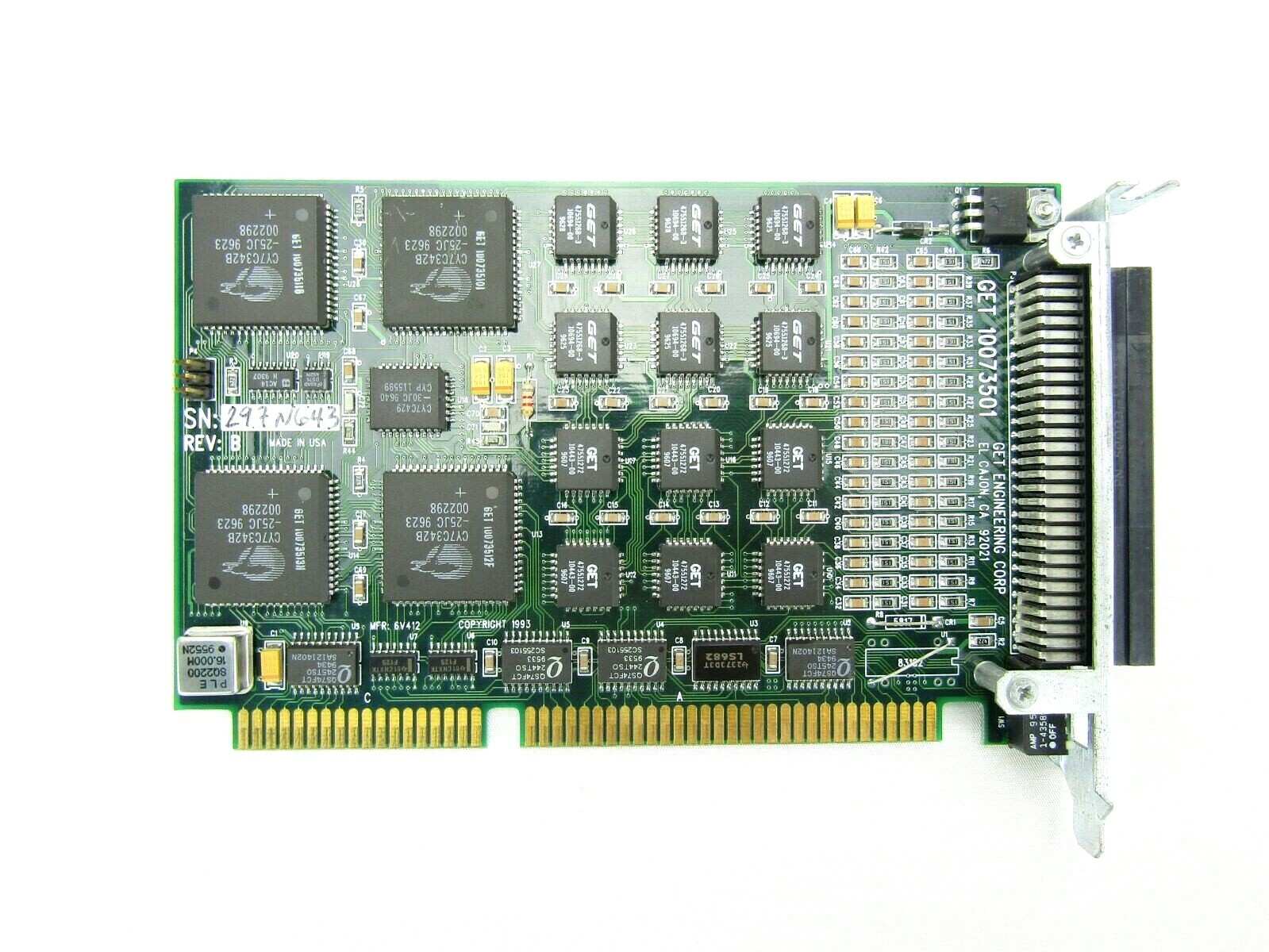 GET Engineering Corp. GET 10073501 NTDS ISA Parallel Interface Adapter