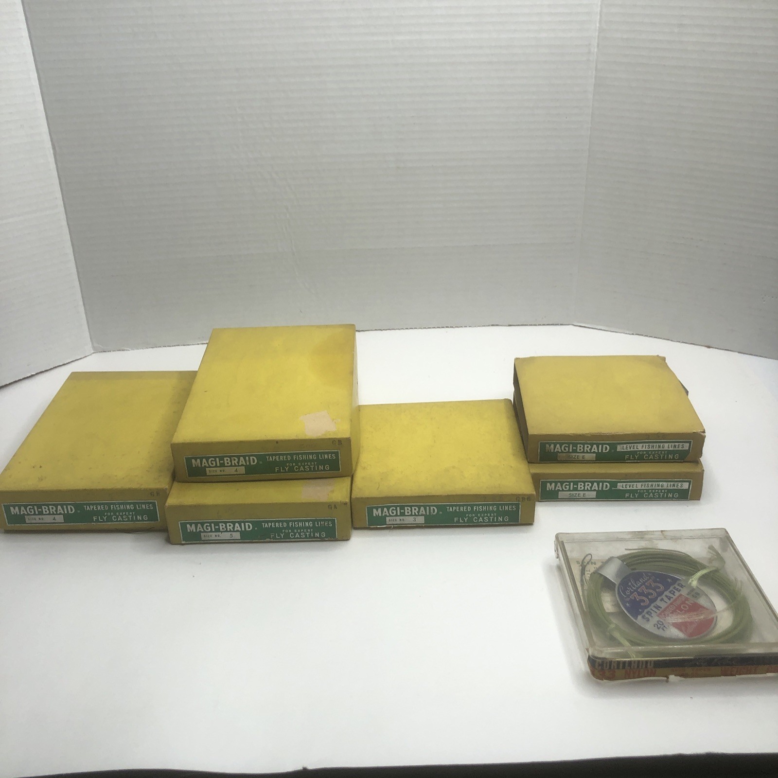 VTG Magi-Braid Anti- Backlash Tapered Fishing Lines/DuPont Nylon New Old Stock