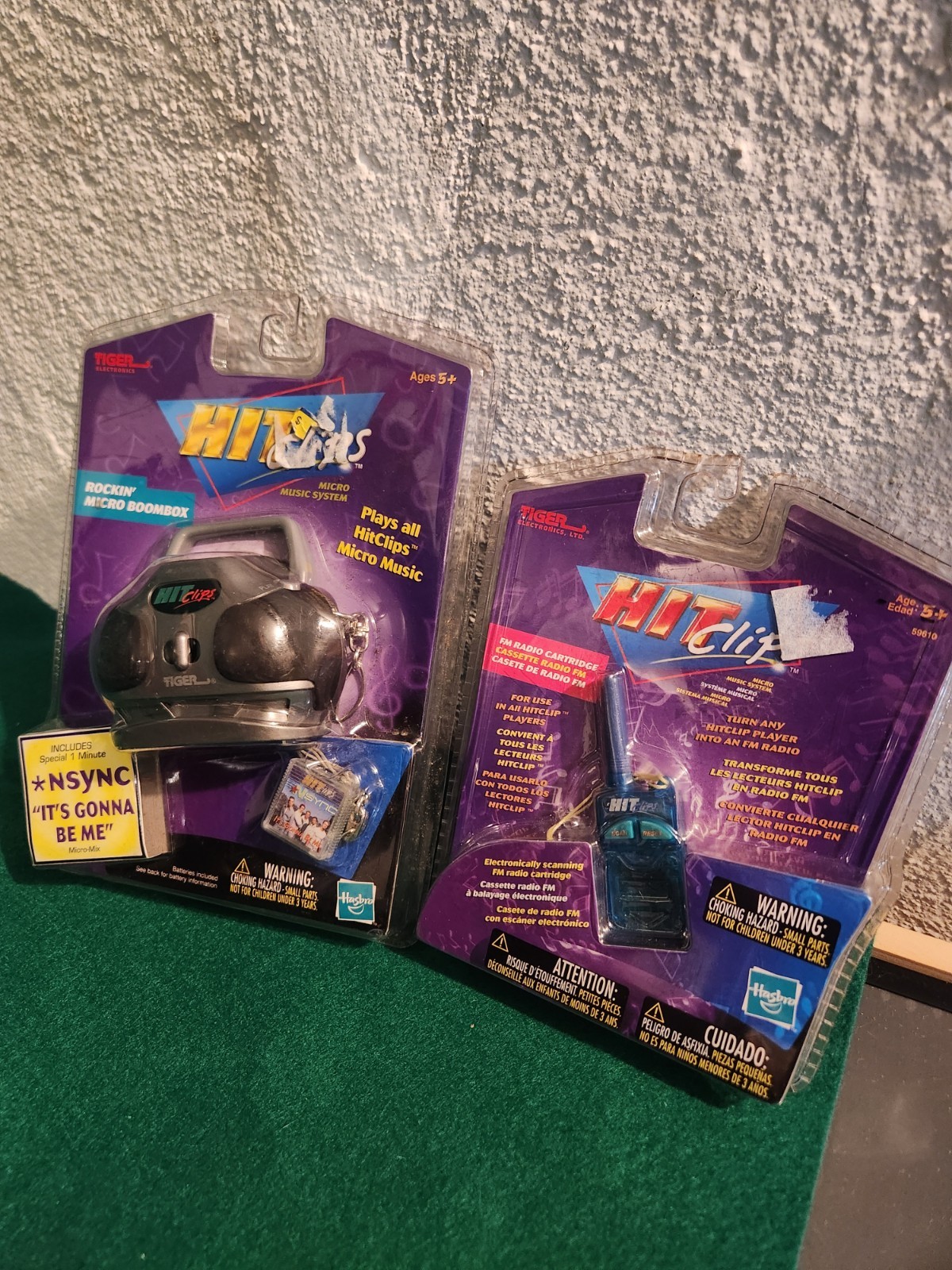 NEW SEALED Hit Clips Rockin' Micro Boombox Vintage Tiger Player NSYNC W RADIO