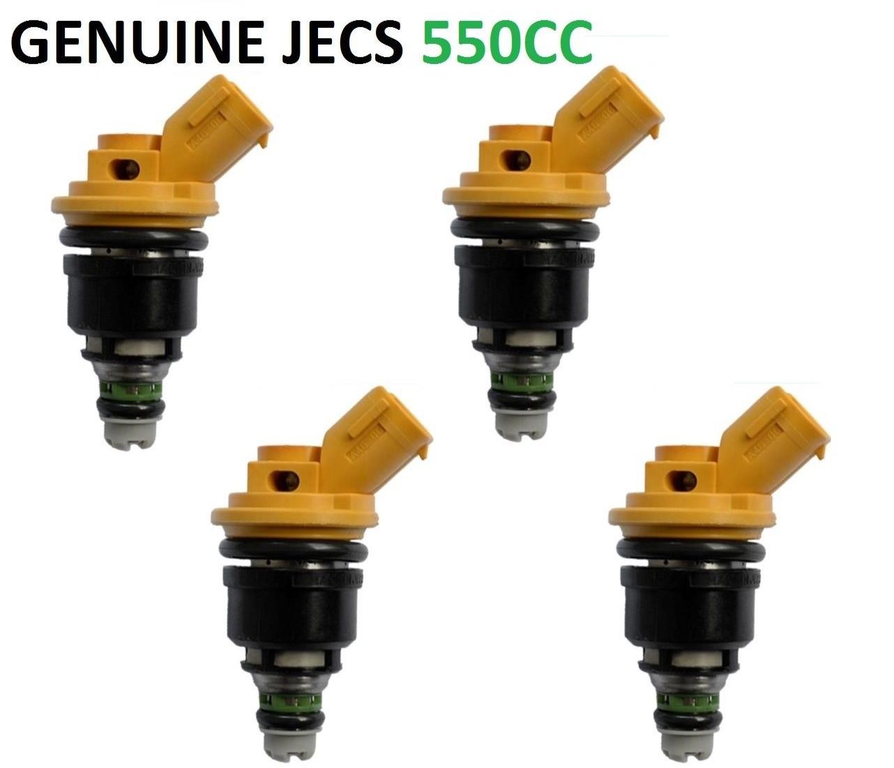 4 550cc 555cc JECS Fuel Injectors for NISSAN / NISMO SR20 S13 S14 S15 200sx
