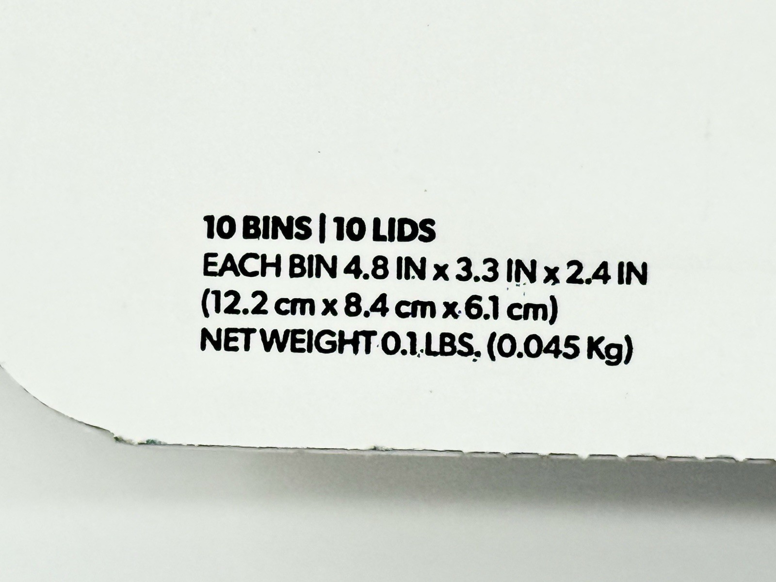 10-pack GreenMade mini storage bins/containers with lids NEW!