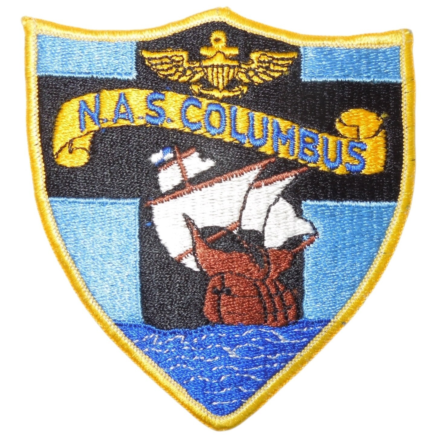 Original US Navy Vietnam War NAAS Columbus Air Station Patch H21