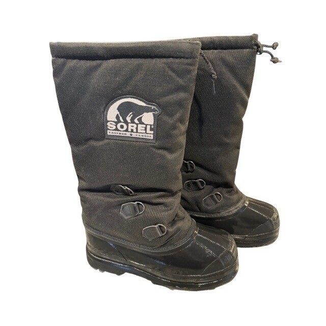 Sorel Glacier III Mens Black Waterproof Winter Snow Boots Size 7 New in Box
