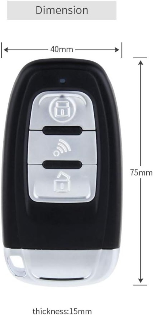 PKE Passive Keyless Entry Car Alarm System Push Button Start Remote Start Sta...