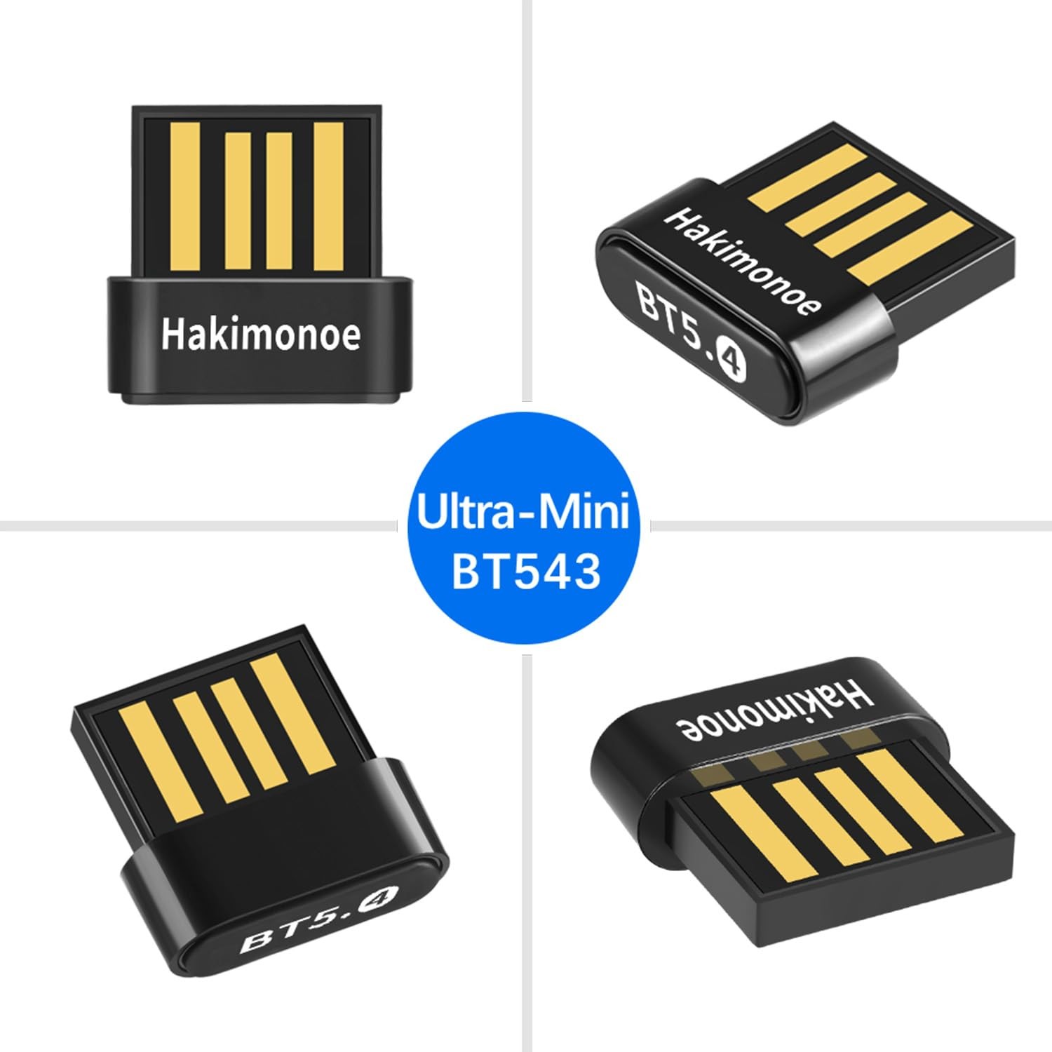 Mini USB Bluetooth 5.4 Adapter for Laptop PC, Wireless Transmitter Dongle