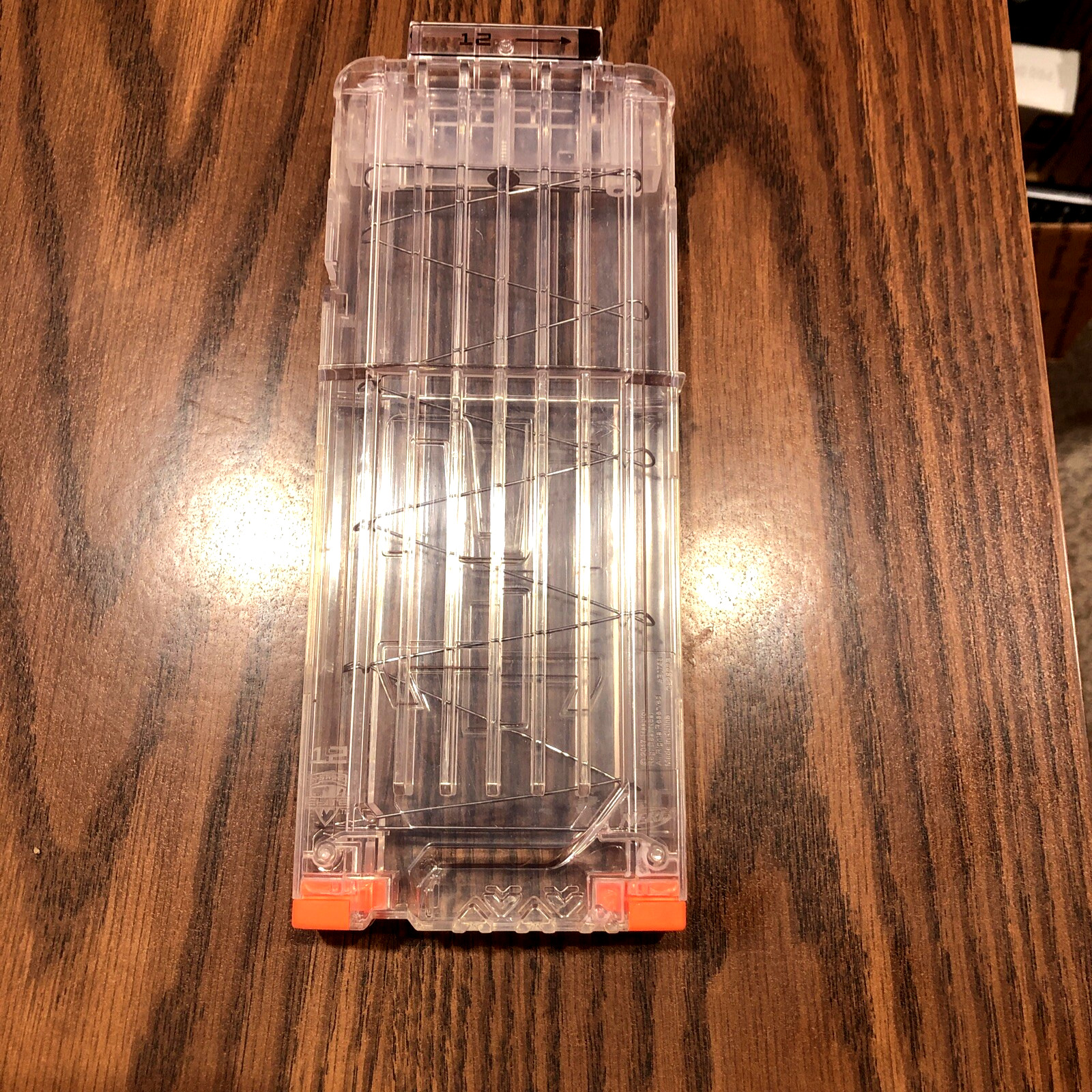 Nerf N-Strike Elite 12 Dart Clear Magazine Clip from Rapidstrike