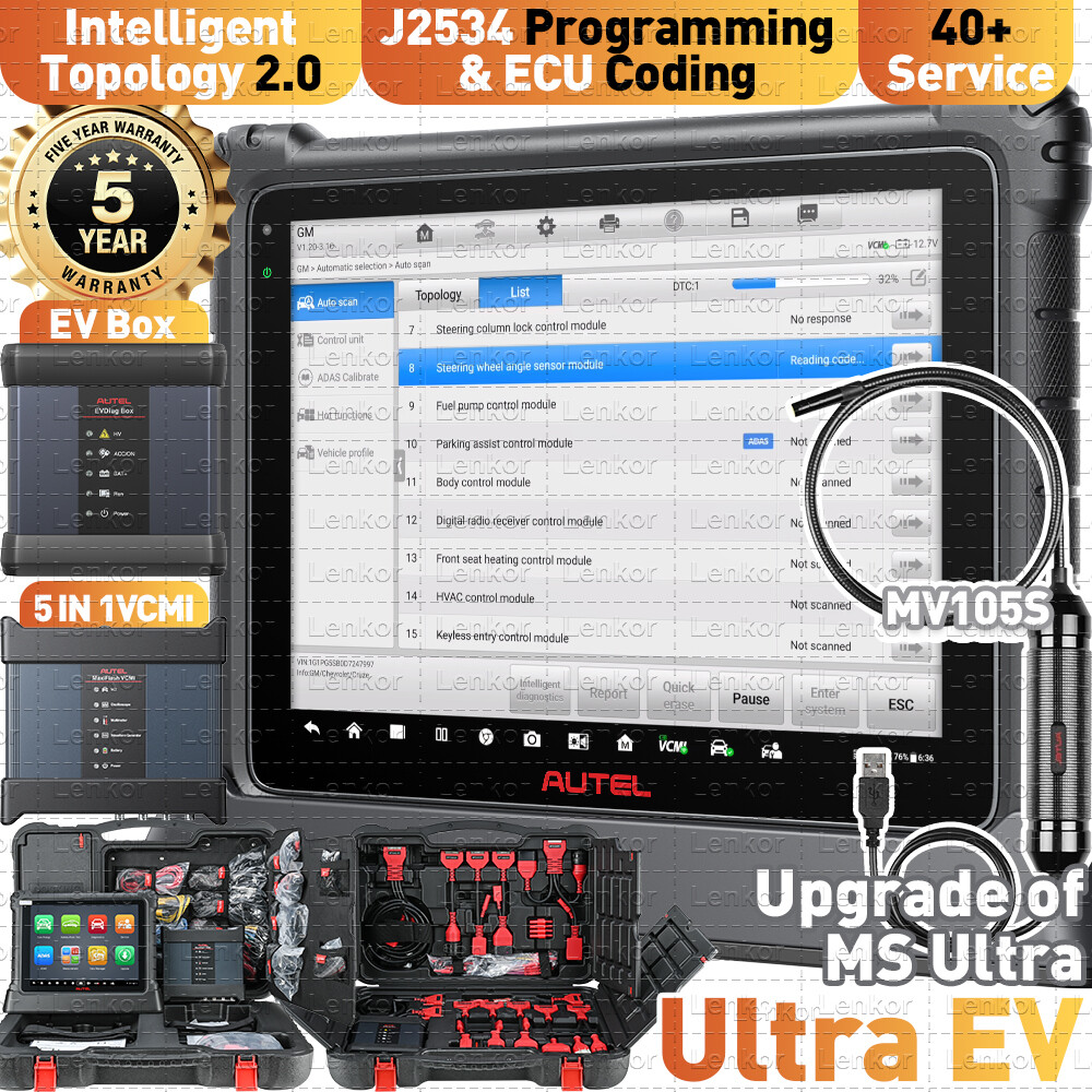 PROMO Autel MaxiSys Ultra EV +EV BOX Electric Intelligent Diagnostic Programming