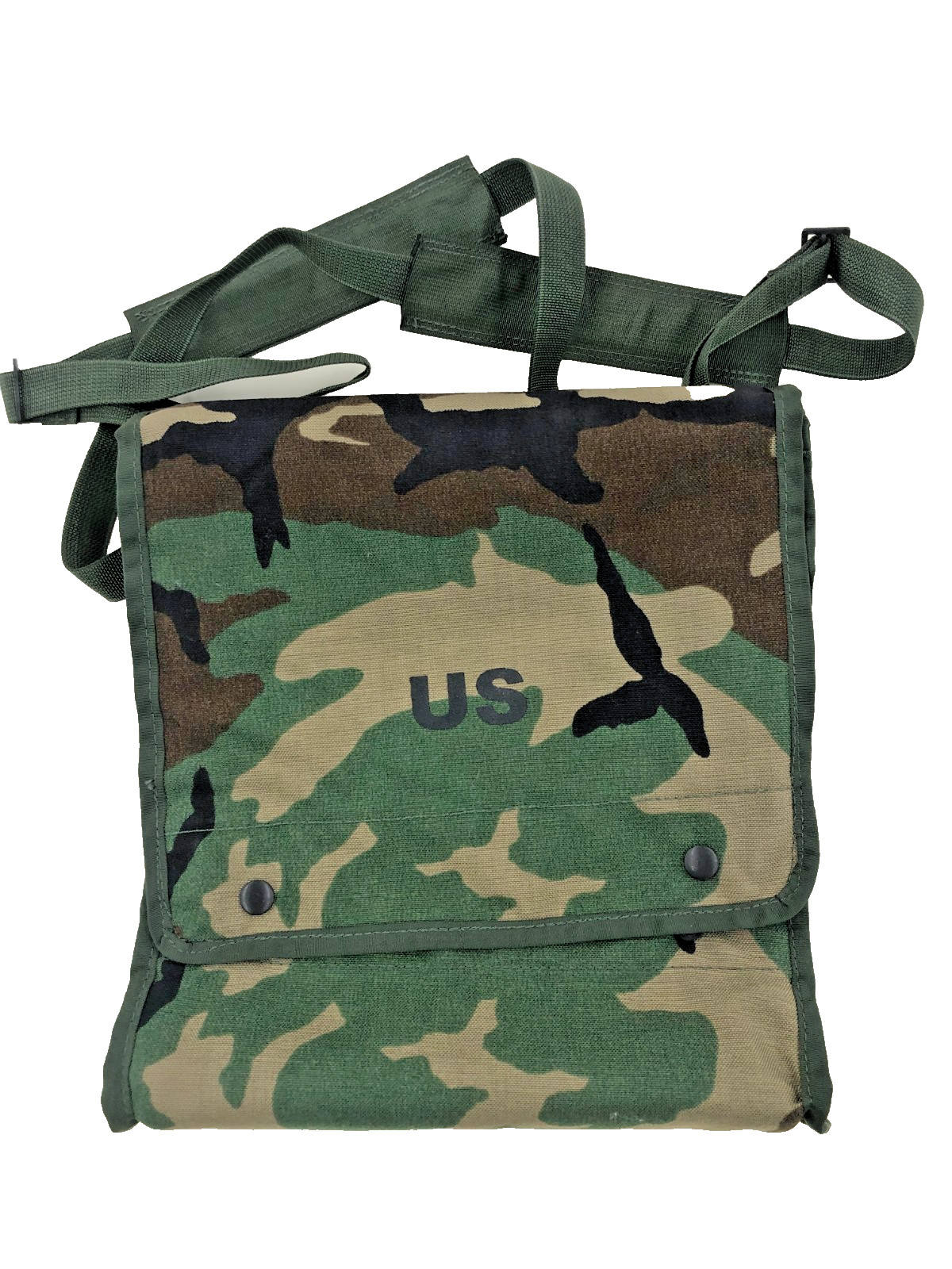 USGI Woodland M81 Camo Military Map and Photograph Bag with Inserts & Strap