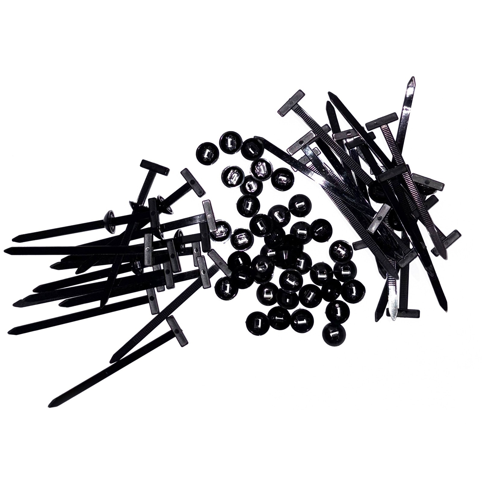 50PCS Heavy Duty Nylon Cable Ties Self-Locking Universal Zip Ties