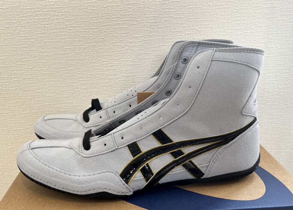 Asics Wrestling Shoes EX-EO special order 1083A001 Gray x Black x Gold