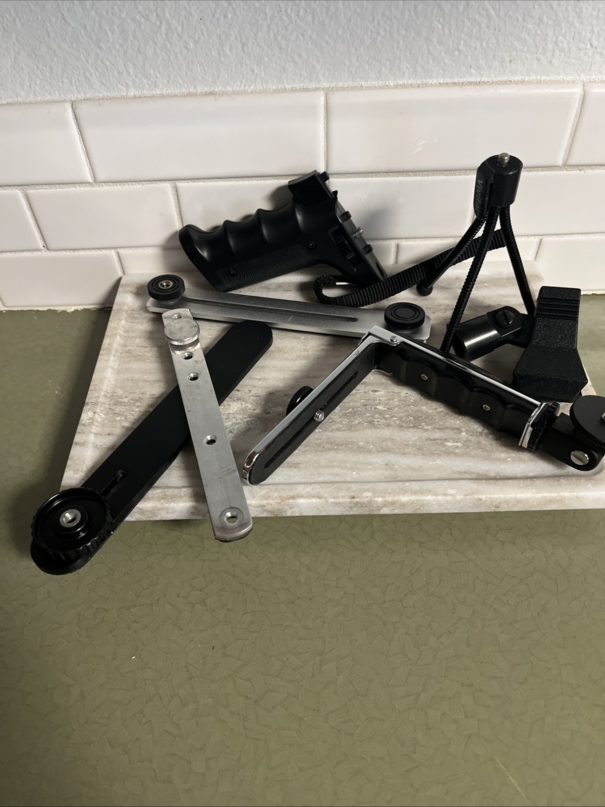 Camera Mount Accessory Lot – Clamps, Brackets, Quick Release Hardware