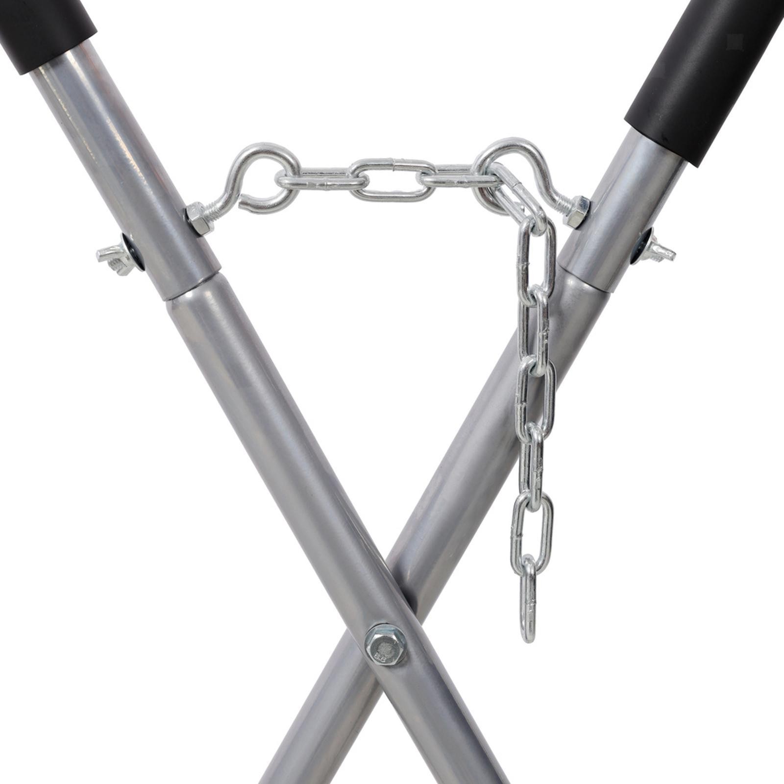 -Duty Folding Work Stand – 750 lb Capacity, Adjustable Height for