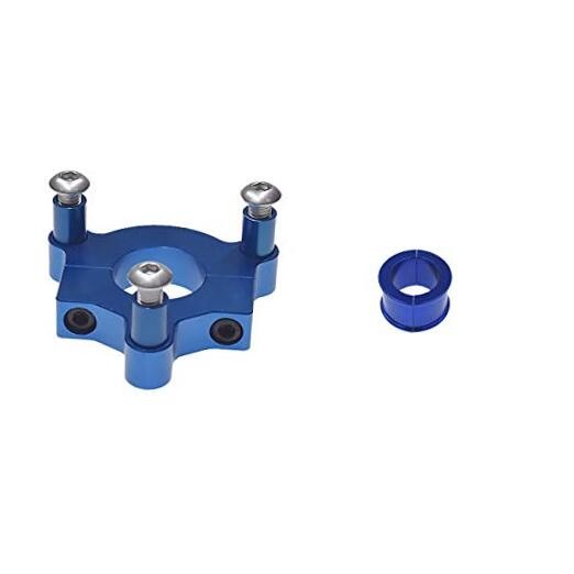 Blue 1" 25mm / 1.5" 38mm CNC Adapter Fits 49cc 50cc 66cc 80cc Motorized Bicycle