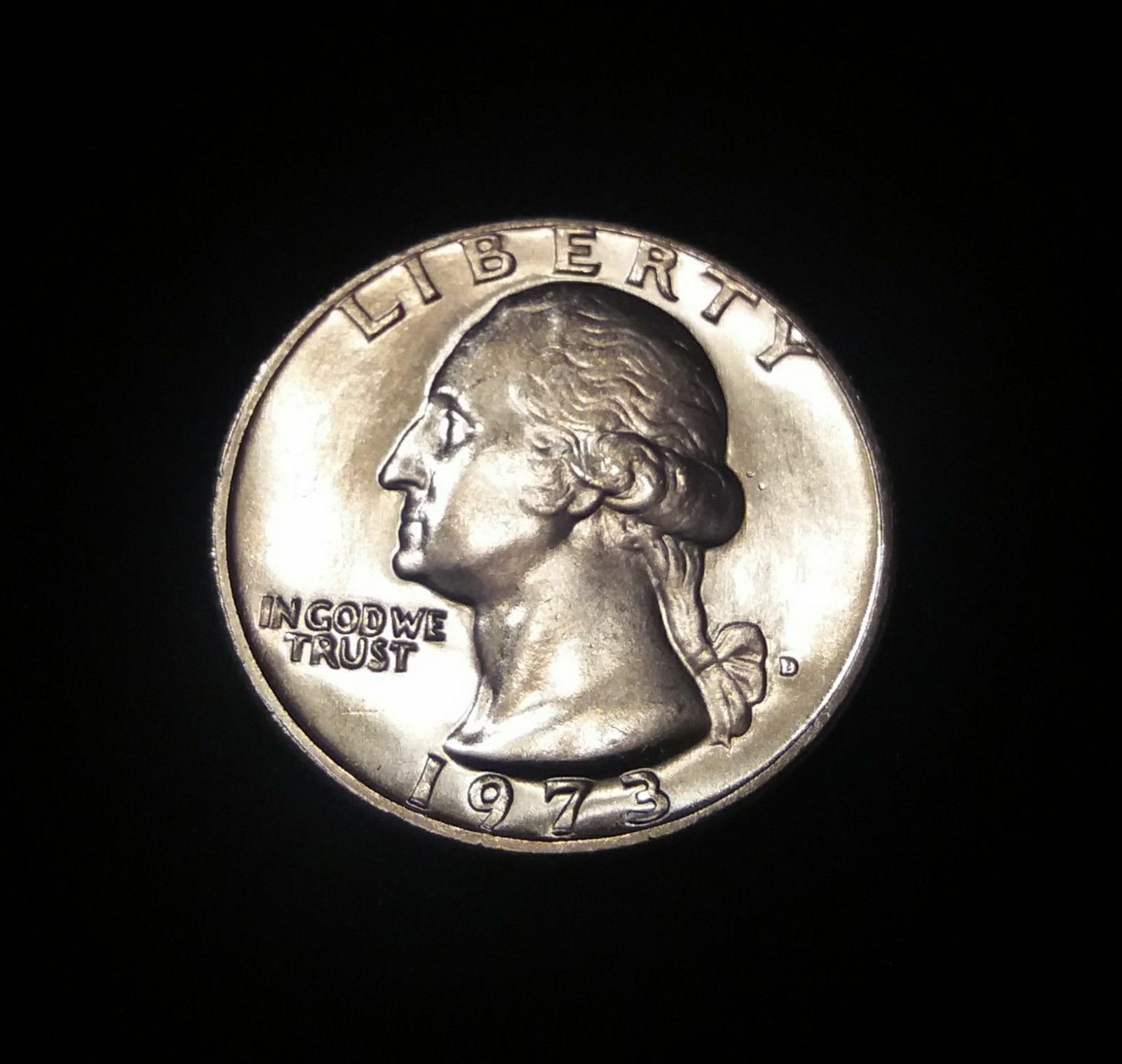 1973 D Washington Quarter BU