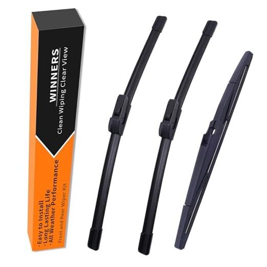 Windshield Wiper Blades for 2024-2025 Chevy Trax  For Trax 24-25 (Front + Rear)