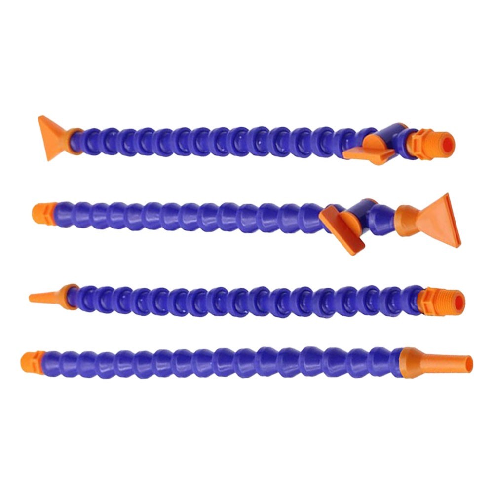 Blue plastic coolant tube for lathes and milling machines 14 in x 38 in x 12 in