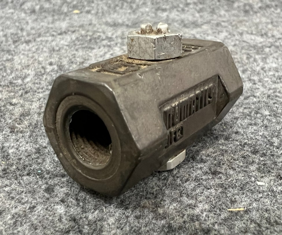 ASCO NUMATICS 1FC1 FLOW CONTROL 1/8" NPTF 175 PSIG INLINE OAL 1-1/2"