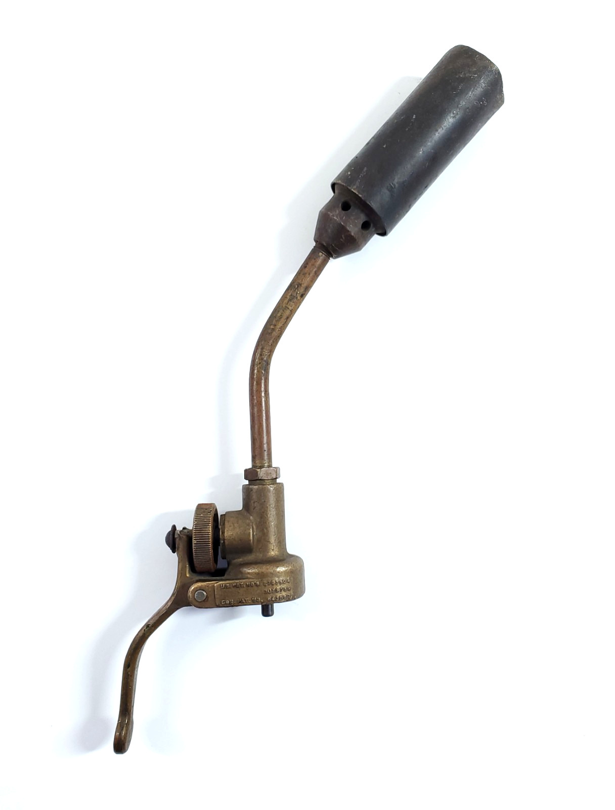 Vintage Bernzomatic 65 Thumb Lever Propane Torch Brass Head Tip