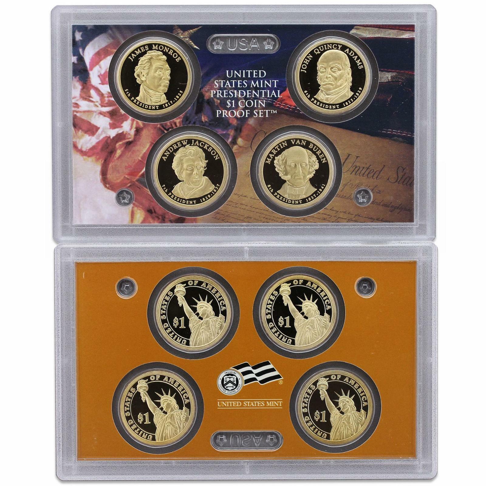 2008 S Proof Set Original Box & COA 14 Coins CN-Clad