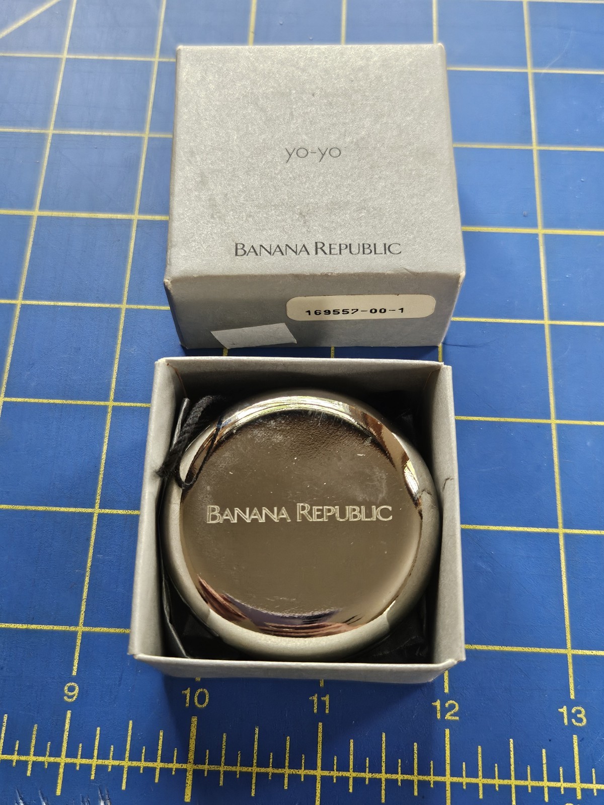 RARE Chrome Yo-Yo YoYo w Black String Bandana Republic NIB New in Original Box