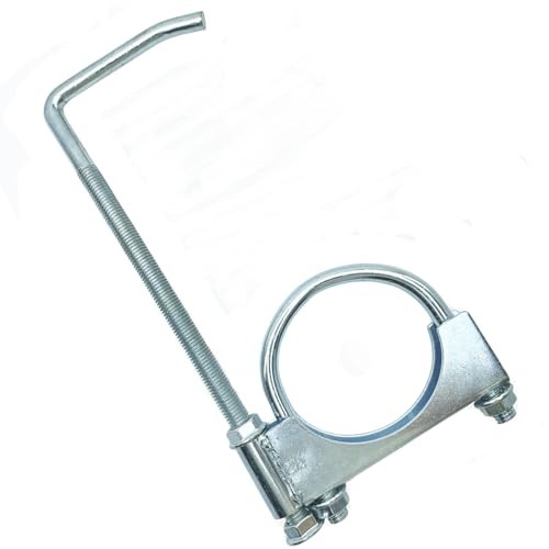 Universal 2.5 Inch Exhaust Clamp with Hanger, Muffler Hanger Exhaust 2.5"