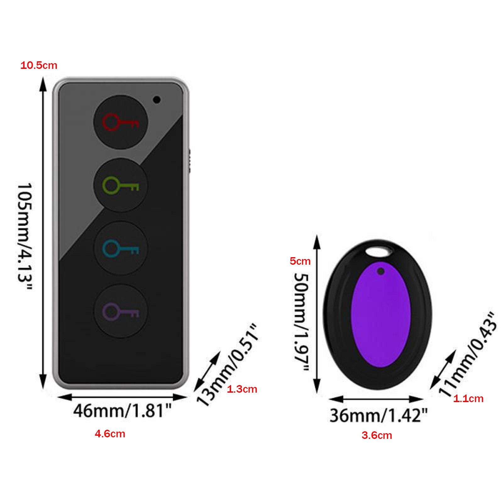 Wireless Key Finder RF Locator Pet Tracker Wallet Tracker Finder Remote Control